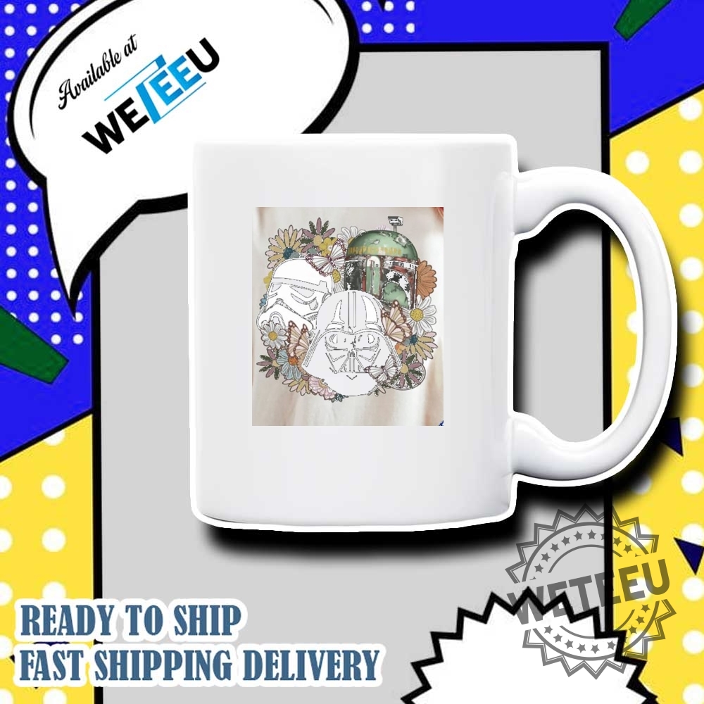 Star Wars Darth Vader Stormtrooper Helmet Floral Shirt 7 Star Wars Darth Vader Stormtrooper Helmet Floral Shirt