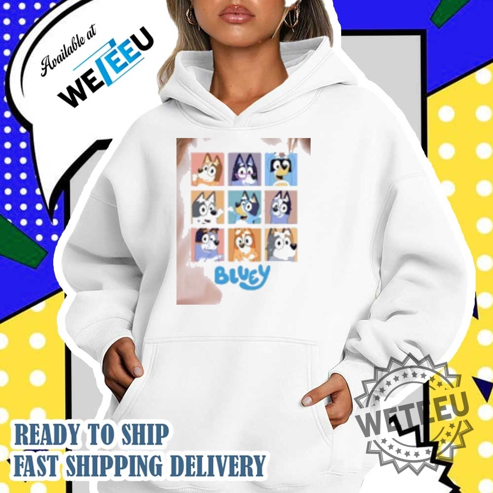 Bandit Bluey Bingo Janet And Rita Bluey Family Shirts 3 Bandit Bluey Bingo Janet And Rita, Bluey Family Shirts