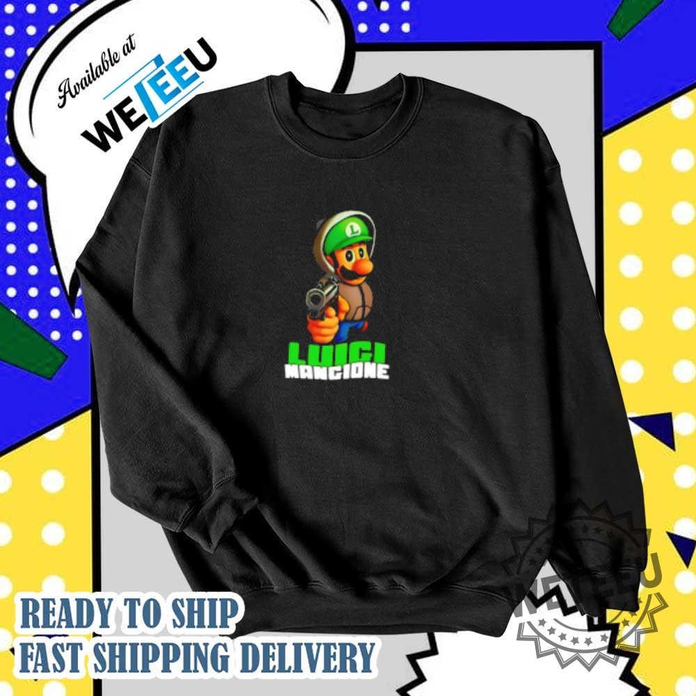 Luigi Super Mario Free Luigi Mangione Shirt 5 Luigi Super Mario Free Luigi Mangione Shirt