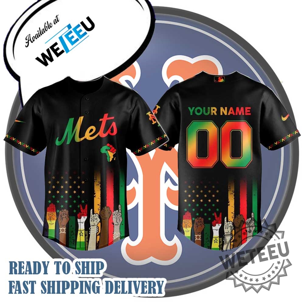New York Mets MLB x Juneteenth Freedom Day Baseball Jersey 2 New York Mets MLB x Juneteenth Freedom Day Baseball Jersey