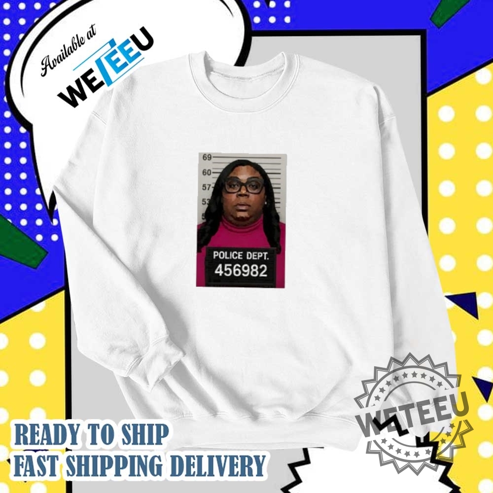 Mugshot Of Lamonica Mciver Police Dept 456982 Shirt 6 Mugshot of LaMonica McIver police dept 456982 shirt
