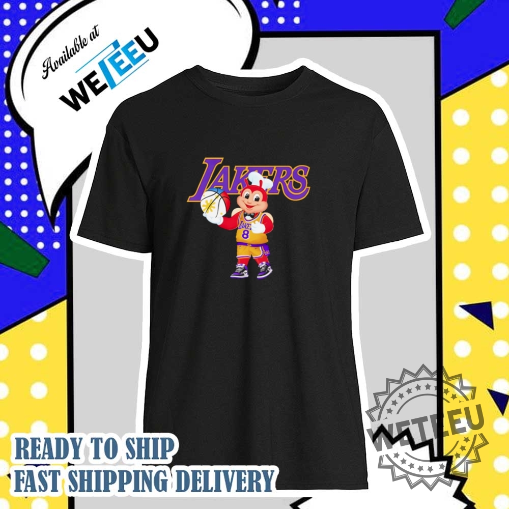 "Top Trending Graphic Tees: Celebrate Empathy, Pride, and Patriotism" 16 Lakers Jollibee Shirt