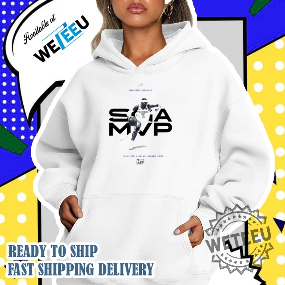 Mvp Shai Gilgeousalexander 20242025 Nba Most Valuable Player Shirt 5 MVP Shai Gilgeous-Alexander 2024-2025 NBA Most Valuable Player shirt