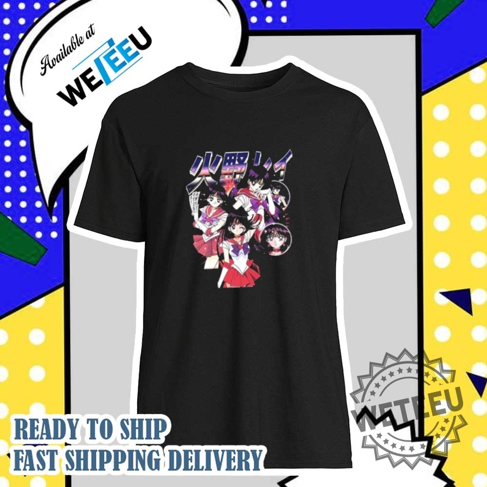 "Top Trending Graphic Tees: Celebrate Empathy, Pride, and Patriotism" 33 Sailor Mars Sailor Moon Anime