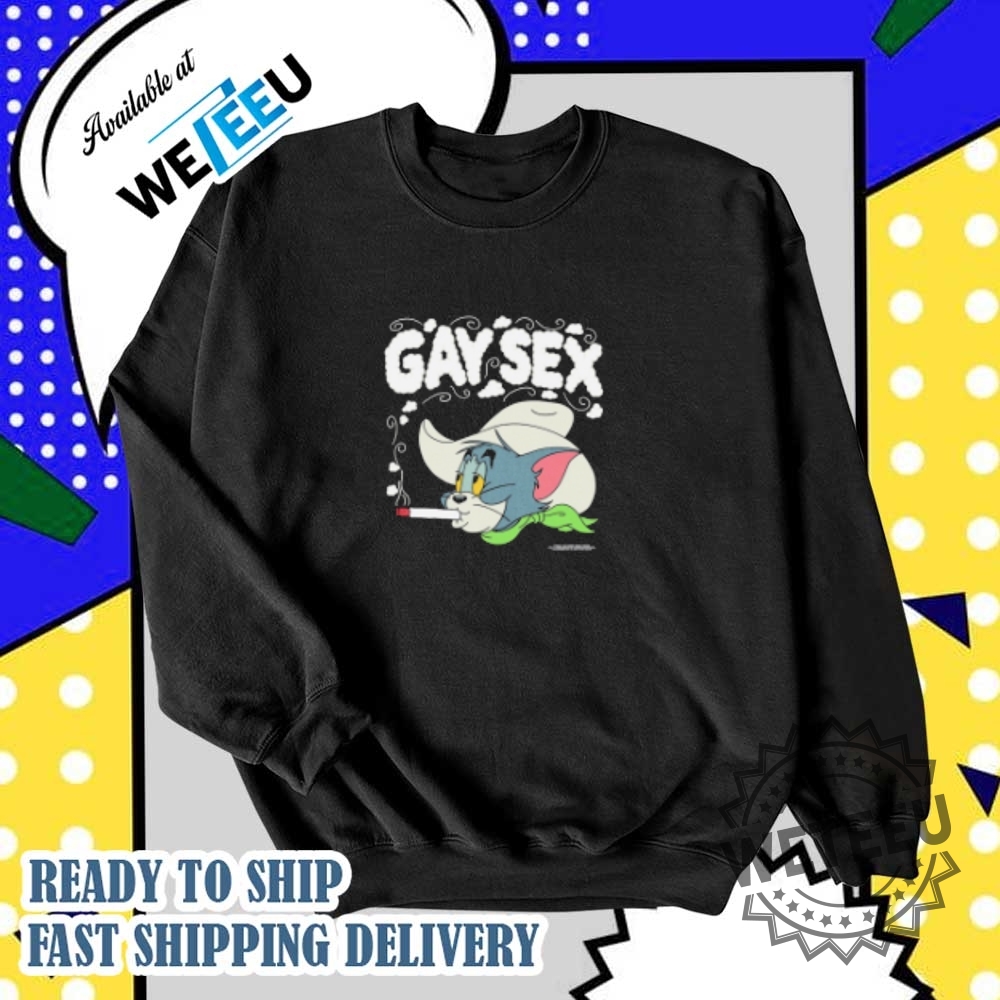 Tom And Jerry Gay Sex Cigarettes Smoke Cowboy Shirt 6 Tom And Jerry Gay Sex Cigarettes Smoke Cowboy Shirt