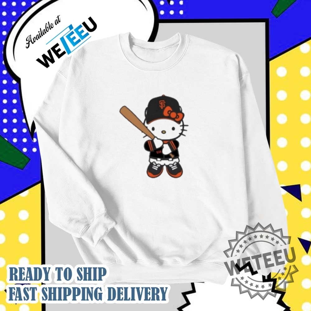 Hello Kitty X San Francisco Giants Mlb Tshirts 5 Hello Kitty X San Francisco Giants MLB T-shirts
