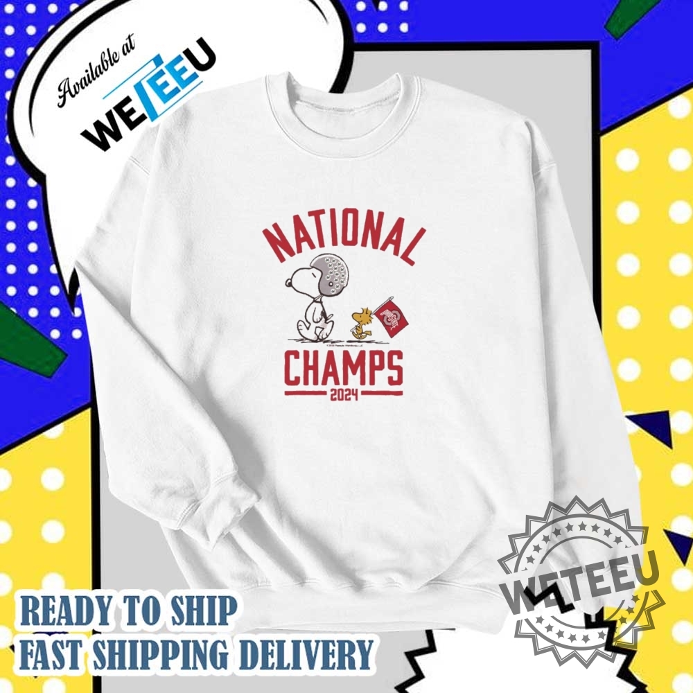 The Peanuts Ohio State Buckeyes 2024 Football National Champs Shirt 6 The Peanuts Ohio State Buckeyes 2024 Football National Champs shirt