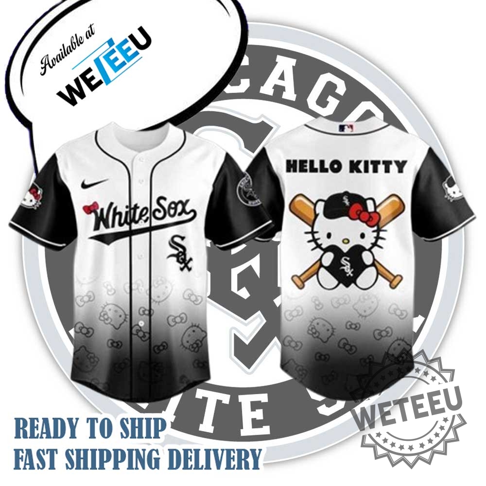 Chicago White Sox X Hello Kitty Night Jersey Mlb Baseball Jersey 2025 3 Chicago White Sox x Hello Kitty Night Jersey – MLB Baseball Jersey 2025