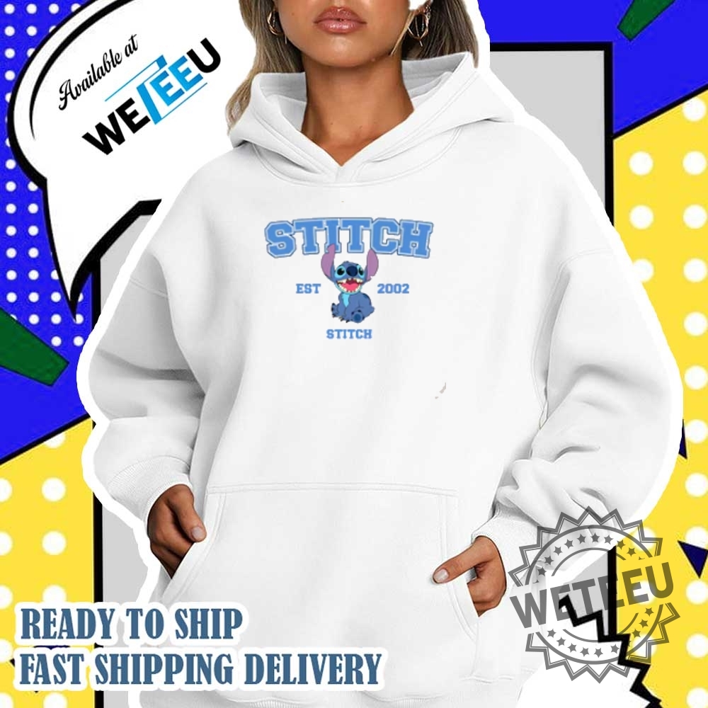 Vintage Stitch 2002 Graphic Tee Cute Cartoon Character Shirt 5 Vintage Stitch 2002 Graphic Tee – Cute Cartoon Character Shirt