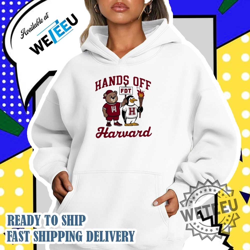 Hands Off Harvard Fdt Steve Kerr Harvard Bear And Penguin Shirt 5 Hands Off Harvard FDT Steve Kerr Harvard Bear and Penguin Shirt