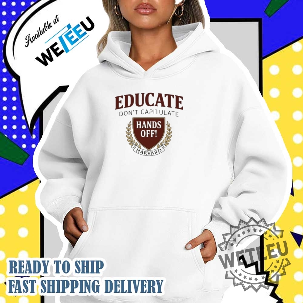 Hands Off Harvard Harvard Resistance Shirt 5 Hands Off Harvard Harvard Resistance Shirt