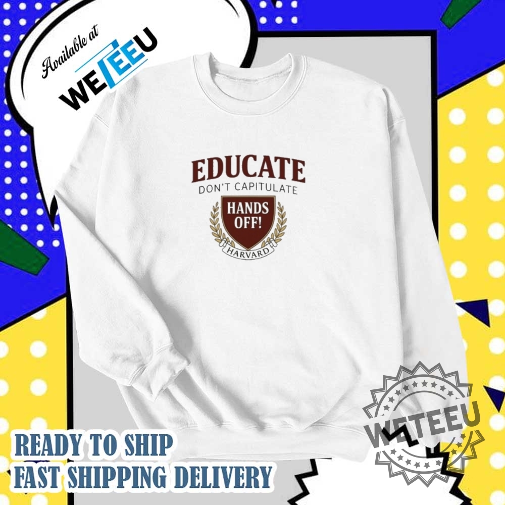 Hands Off Harvard Harvard Resistance Shirt 6 Hands Off Harvard Harvard Resistance Shirt