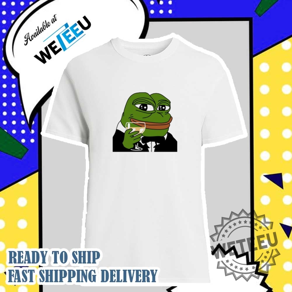 "Top 5 Trendy Pokemon Shirts for Fans: Unique Designs Revealed" 24 Toasting Pepe Meme Shirt