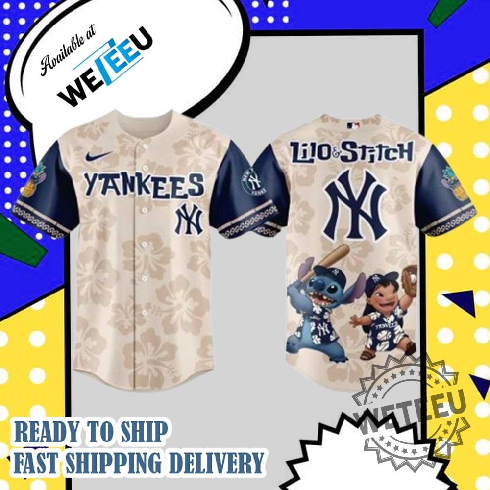 Ny Yankees Lilo Stitch 2025 Limited Baseball Jersey