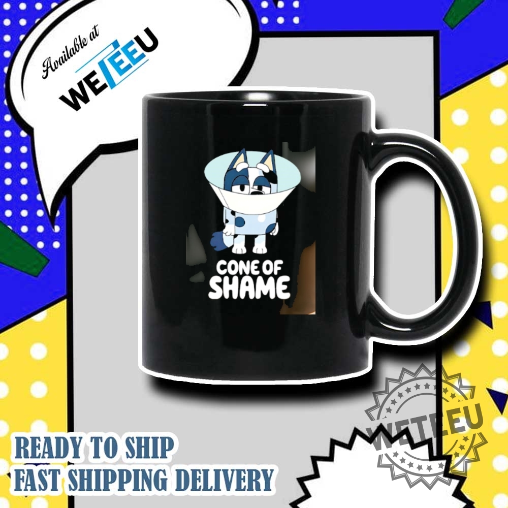 Bluey Cone Of Shame Cartoon Shirt 7 Bluey cone of shame cartoon shirt