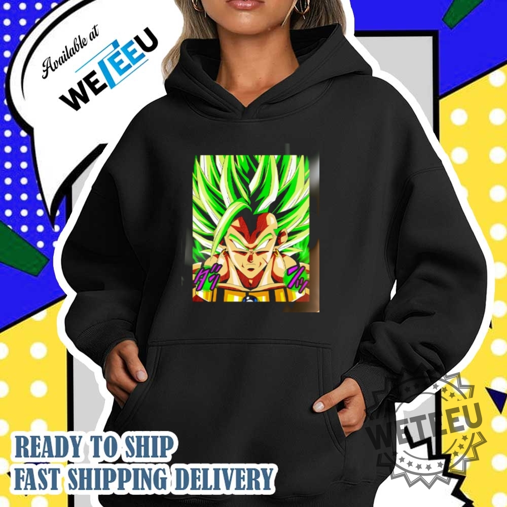 Broly 7 Dragon Balls Big Face Shirt 5 Broly 7 dragon balls big face shirt