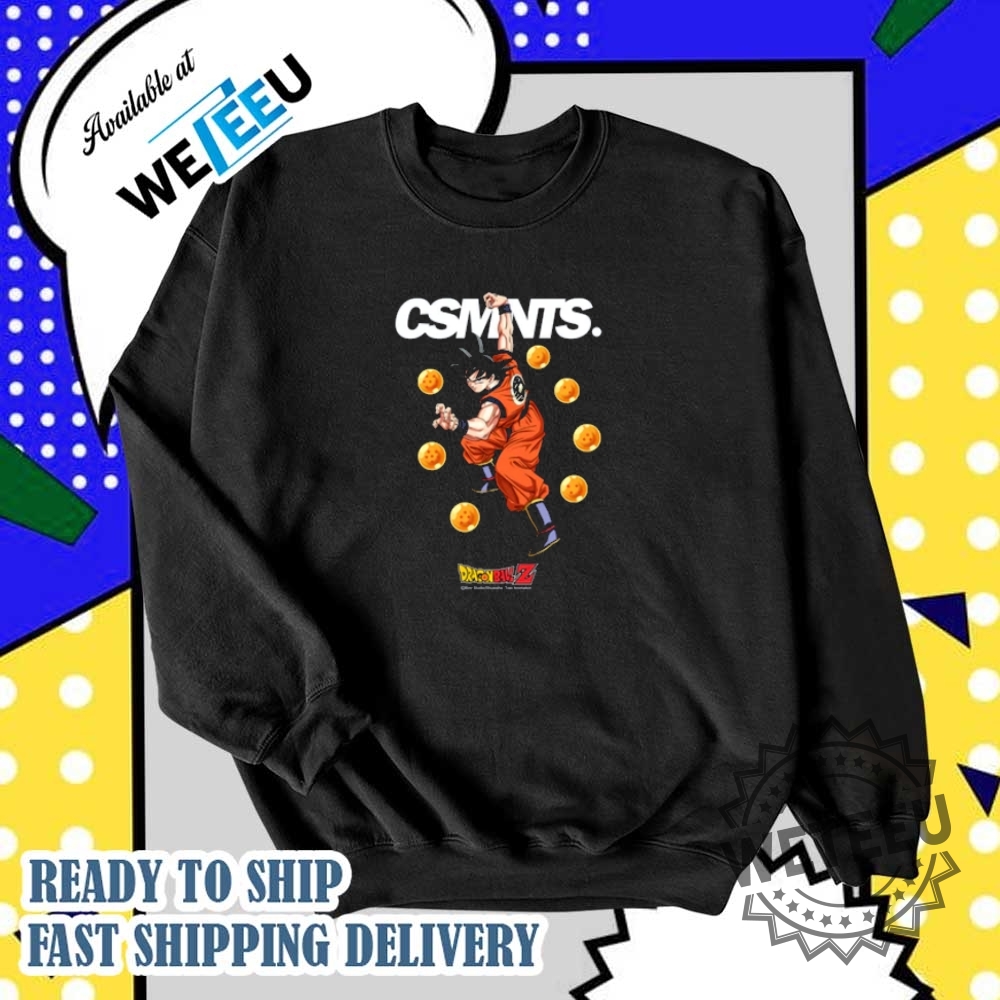 Weteeu X Dragon Ball Z Goku Charge Shirt 6 Weteeu X Dragon Ball Z Goku Charge Shirt