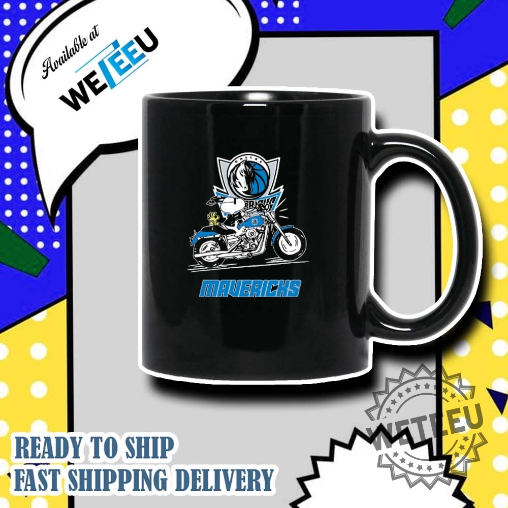 Snoopy And Woodstock Driving Motorbike Dallas Mavericks Shirt 7 Snoopy and Woodstock driving motorbike Dallas Mavericks shirt
