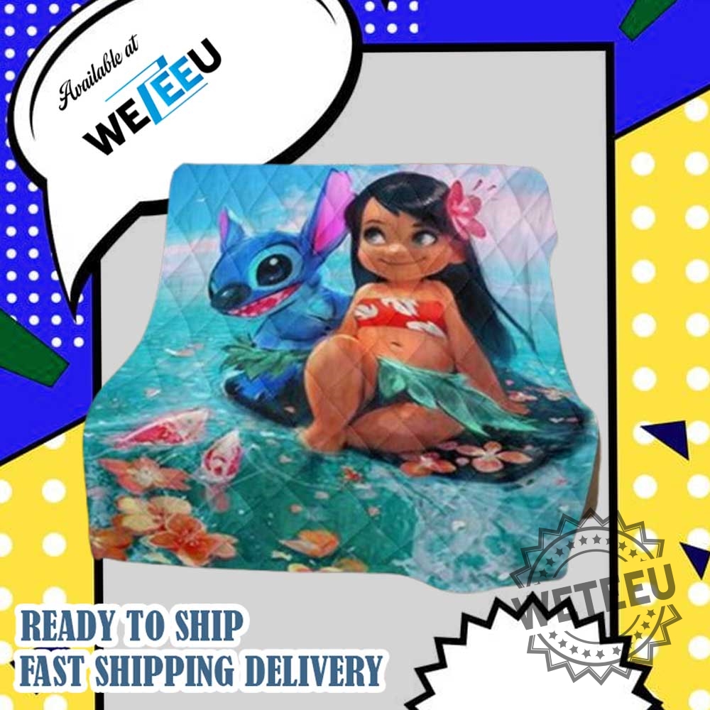 "Top 5 Vibrant Character Blankets and Shirts for Fans" 4 Disney Lilo And Stitch Blanket Funny Lilo And Stitch On The Beach Blanket