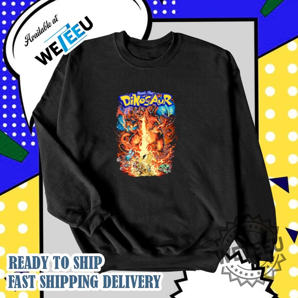 Hunt The Dinosaur Pokemon Shirt 6 Hunt the Dinosaur Pokemon shirt