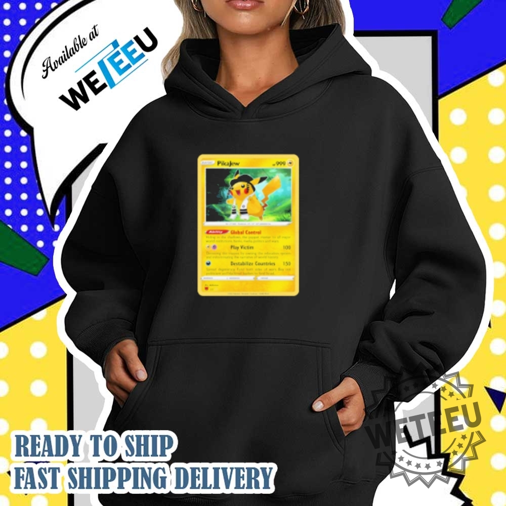 Pikachu Pikajew Trading Card Pokémon Shirt 5 Pikachu Pikajew Trading Card Pokémon Shirt