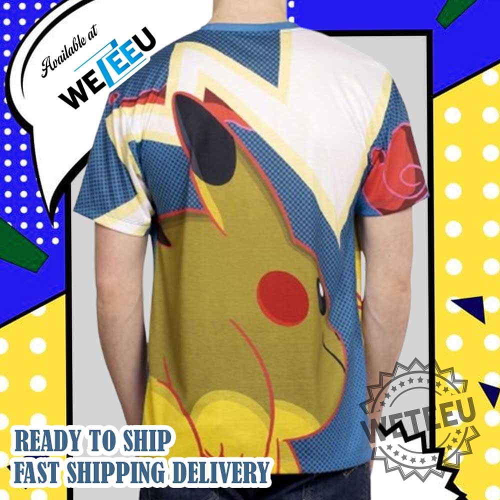 Gigantamax Pikachu Allover Shirt 4 Gigantamax Pikachu Allover Shirt
