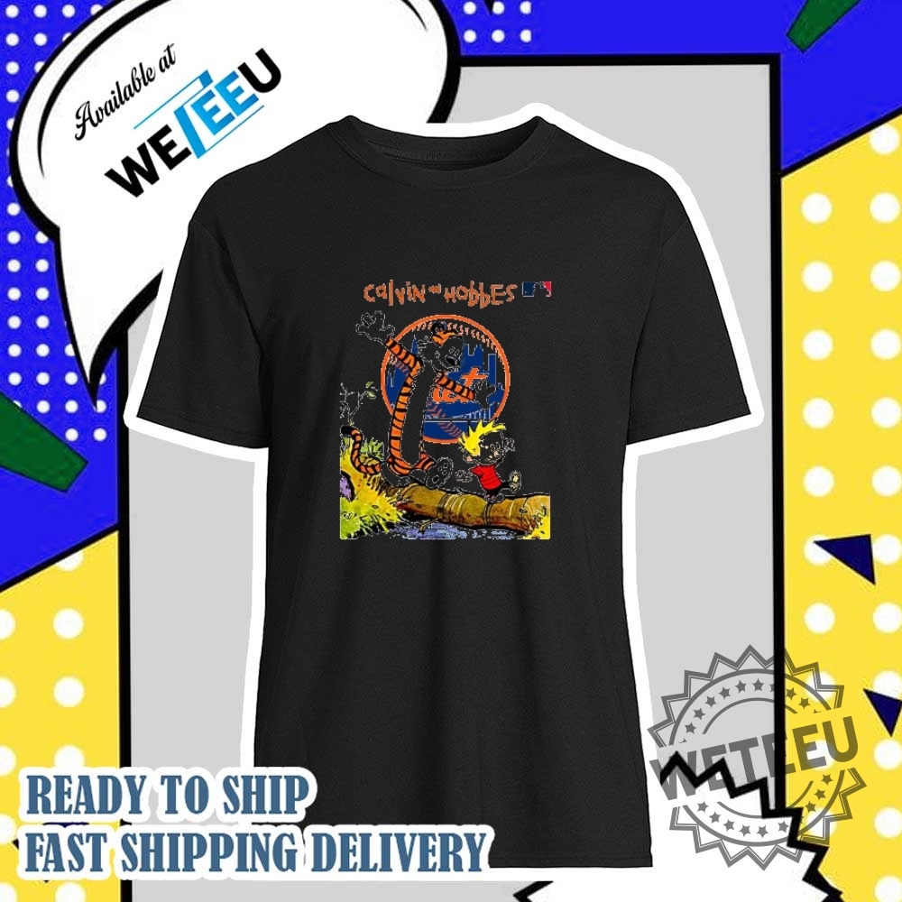 Mlb New York Mets X Calvin And Hobbes Shirt