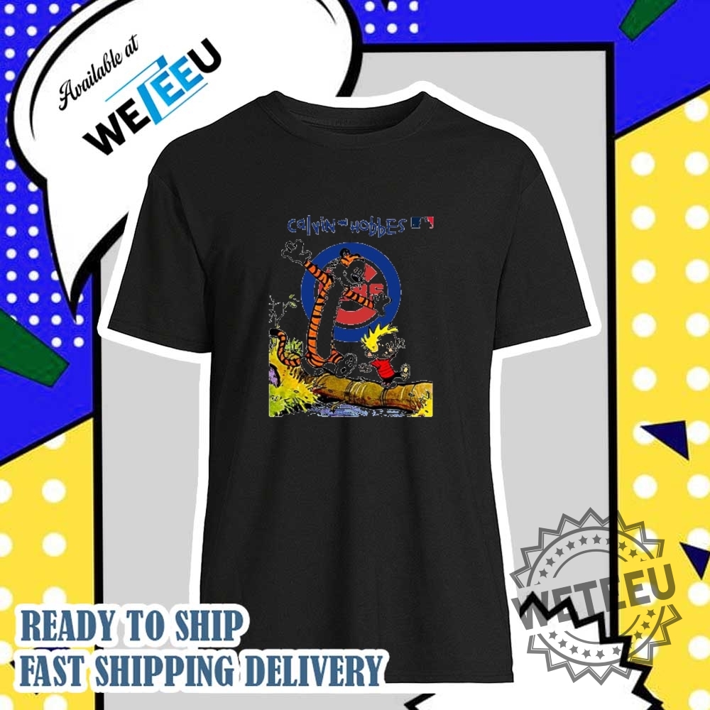 Mlb Chicago Cubs X Calvin And Hobbes Shirt