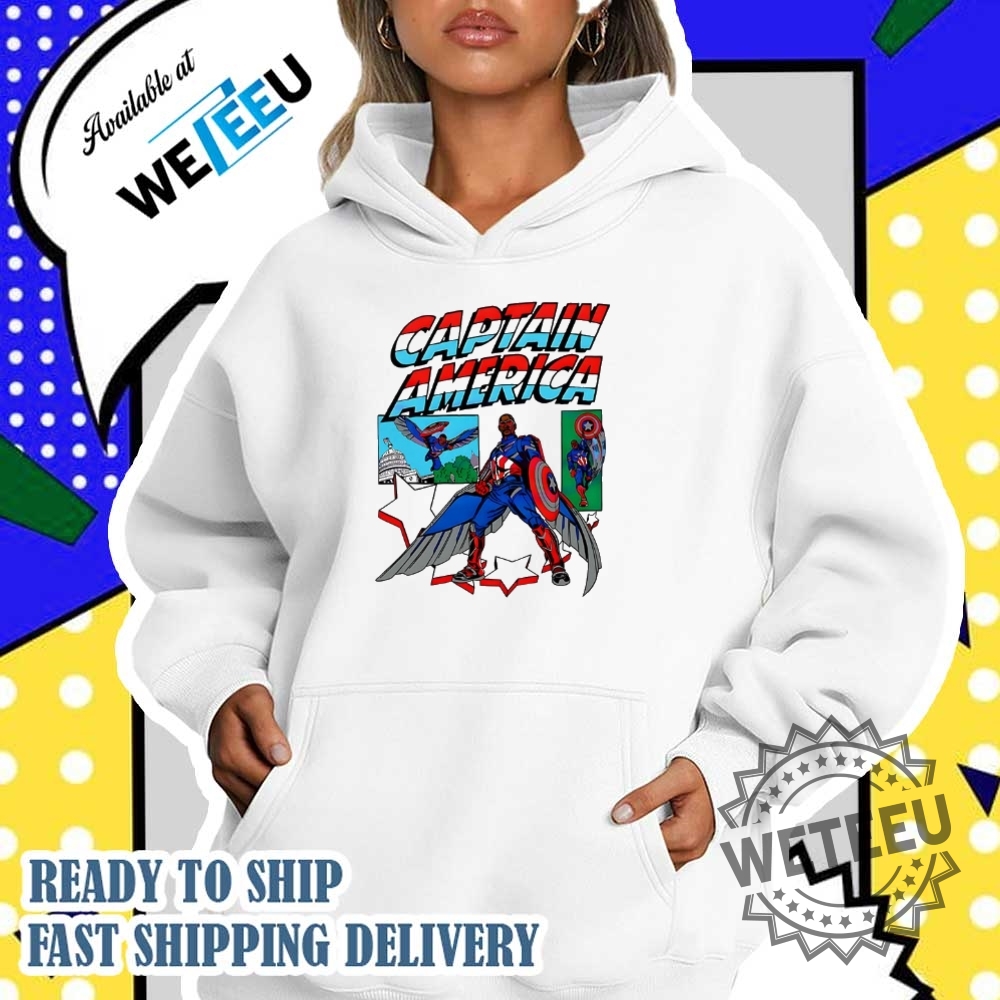 Captain America Sam Wilson Marvel Comic Shirt 5 Captain America Sam Wilson Marvel comic shirt