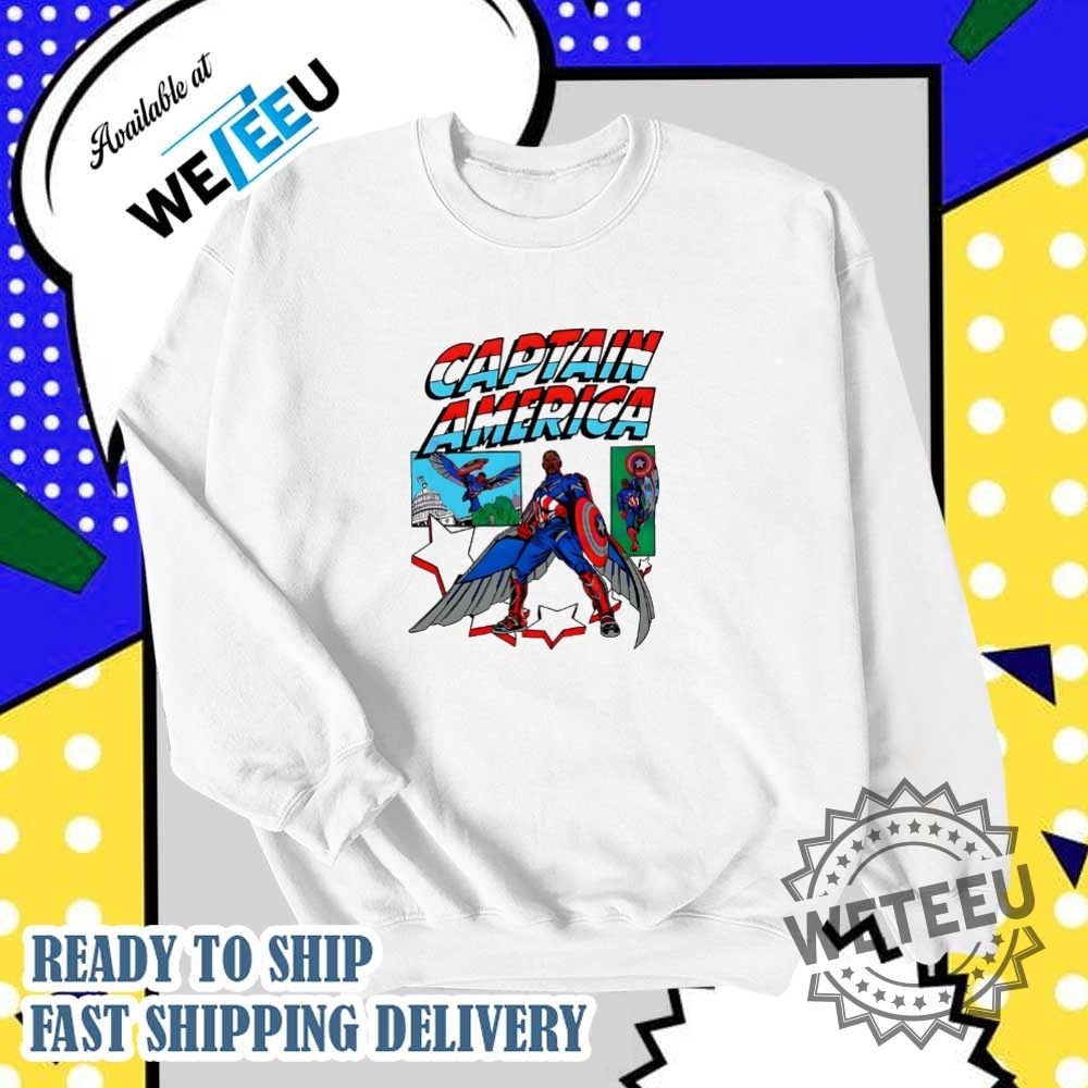 Captain America Sam Wilson Marvel Comic Shirt 6 Captain America Sam Wilson Marvel comic shirt