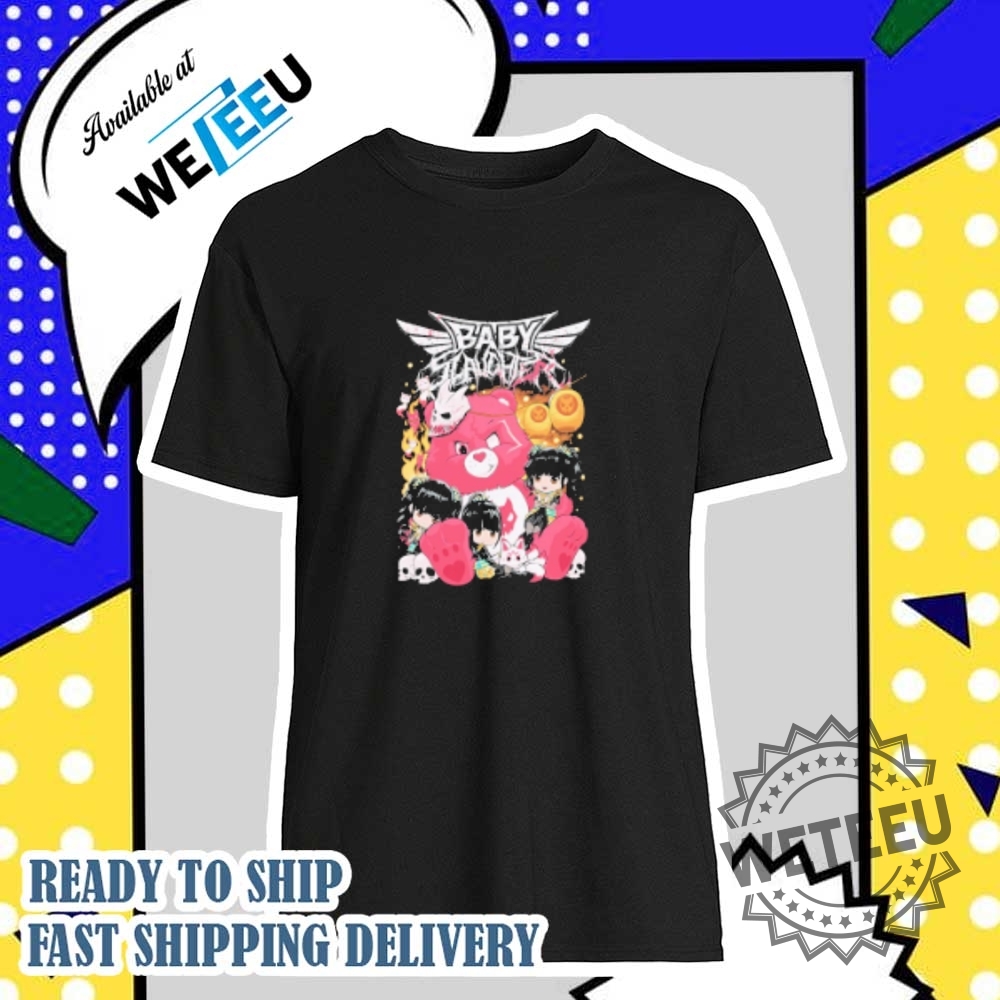 "Top 5 Trending Graphic Tees for Pop Culture Enthusiasts 2024" 19 Slaughter To Prevail X Babymetal Babyslaugher Bear Shirt