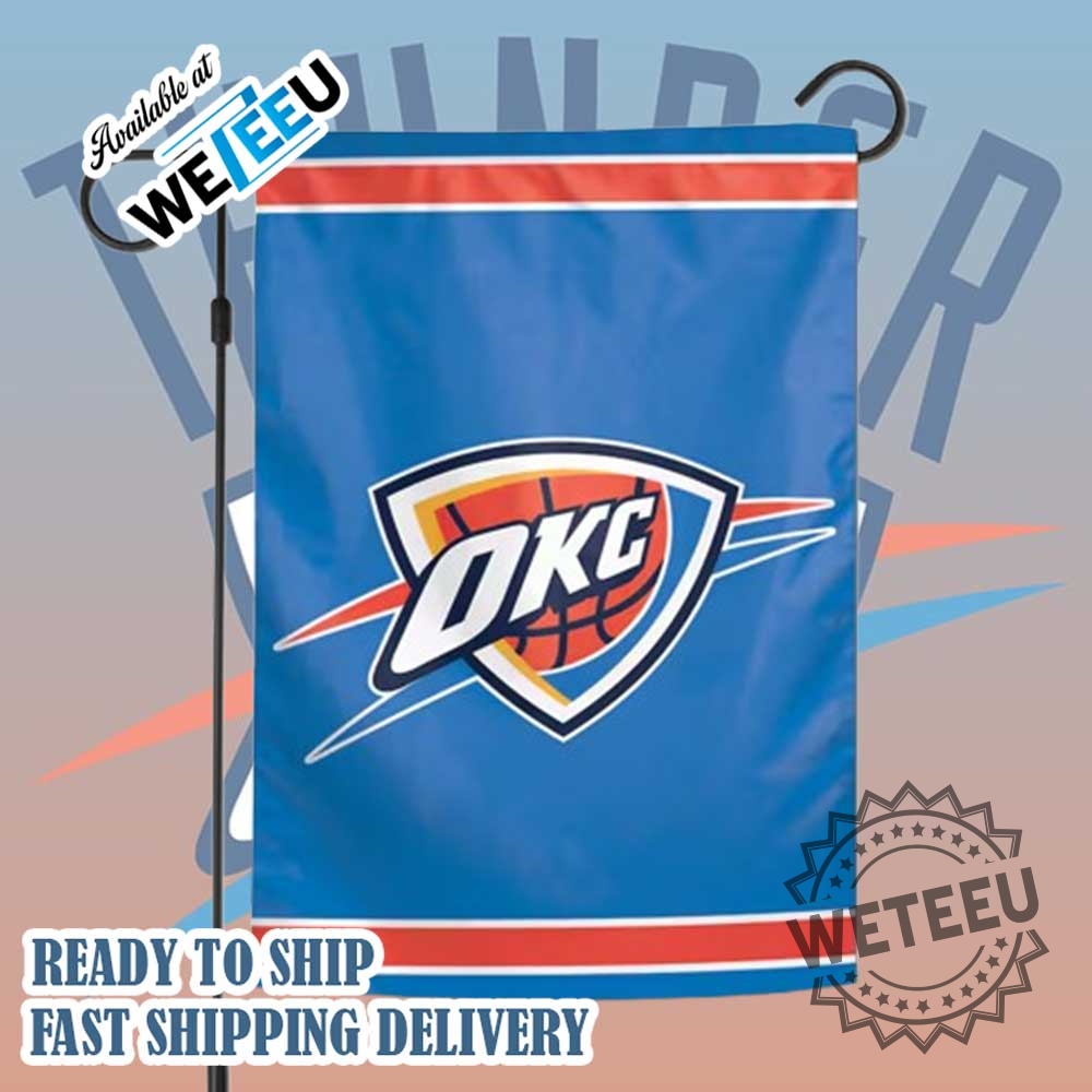 Oklahoma City Thunder Wincraft Doublesided Garden Flag