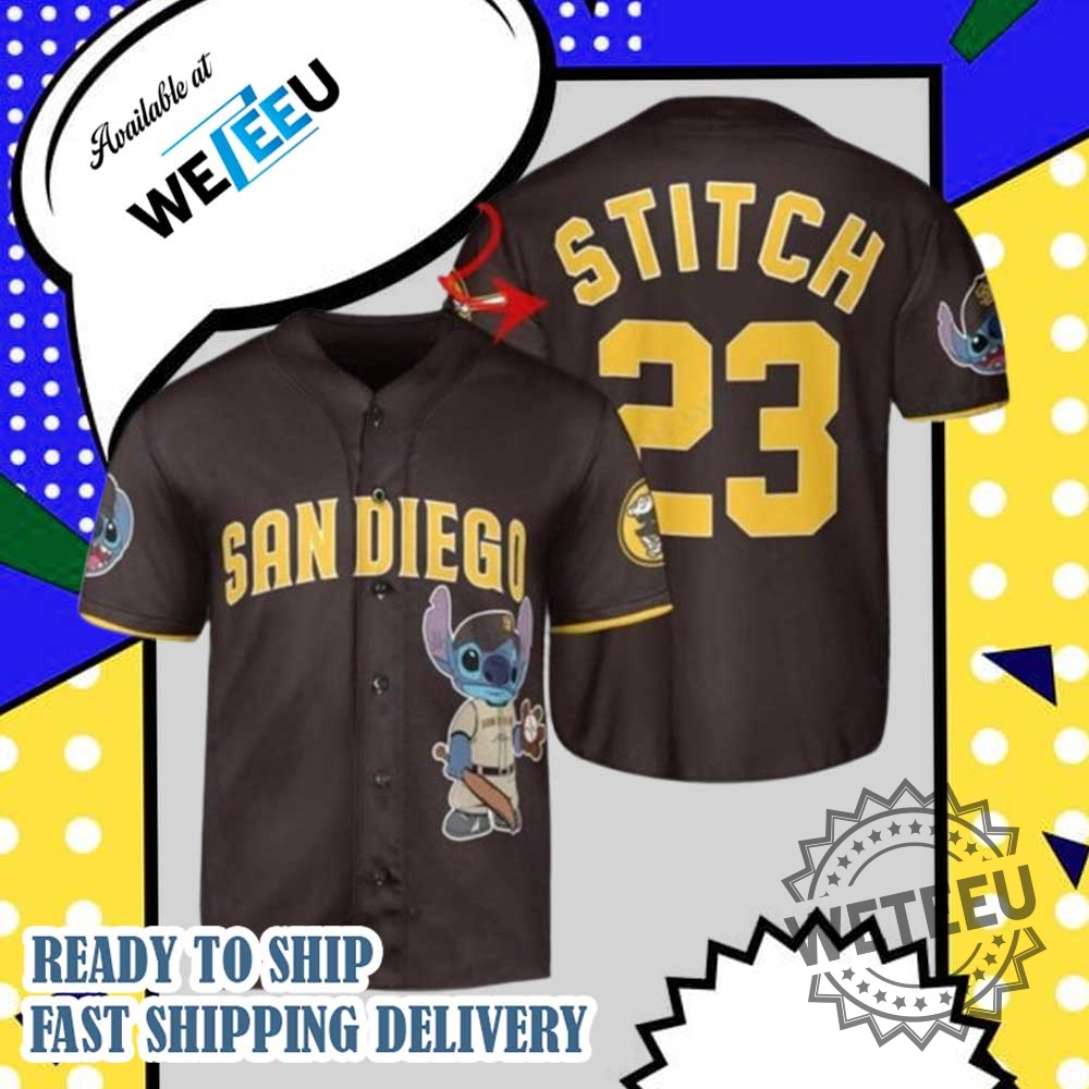 San Diego Padres Stitch Custom Name Mlb Fans Baseball Jersey