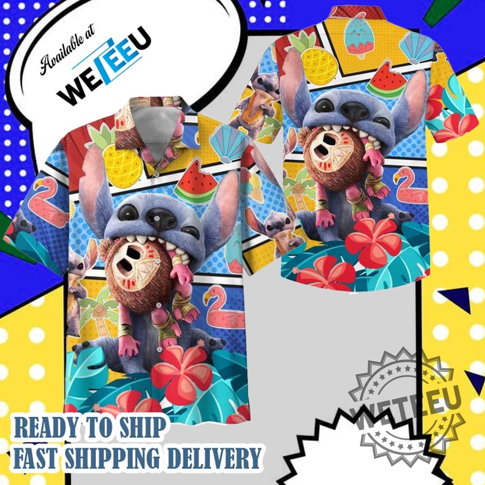 Lilo Stitch X Tiki Rob Special Hawaiian Shirt 5 Lilo Stitch x Tiki Rob Special Hawaiian Shirt