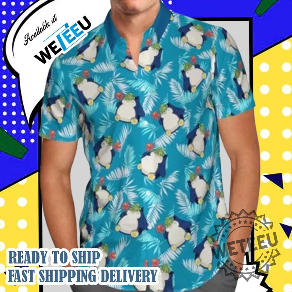 Pokemon Snorlax Hawaiian Shirt