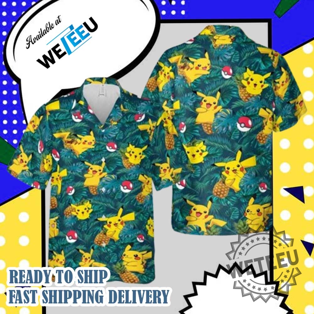 Pokemon Summer Vibe Aloha Hawaiian Shirt