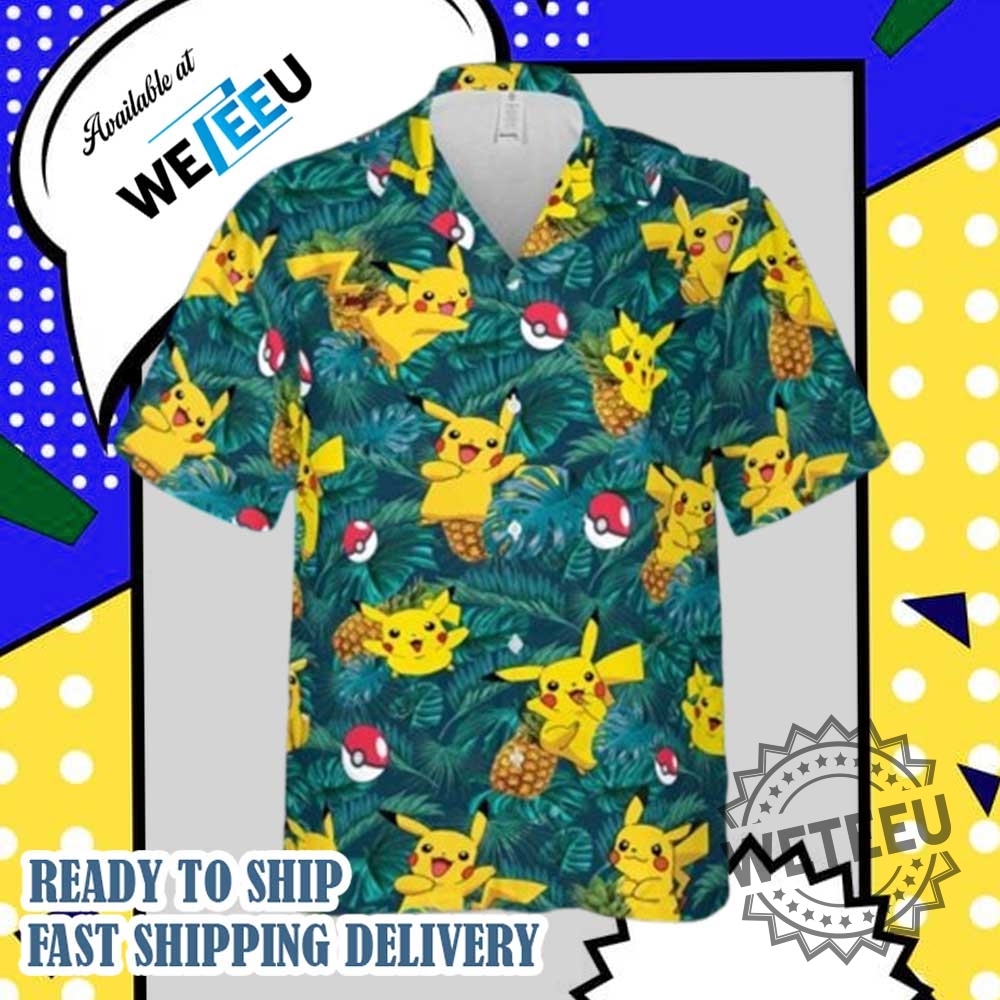 Pokemon Summer Vibe Aloha Hawaiian Shirt 3 Pokemon Summer Vibe Aloha Hawaiian Shirt