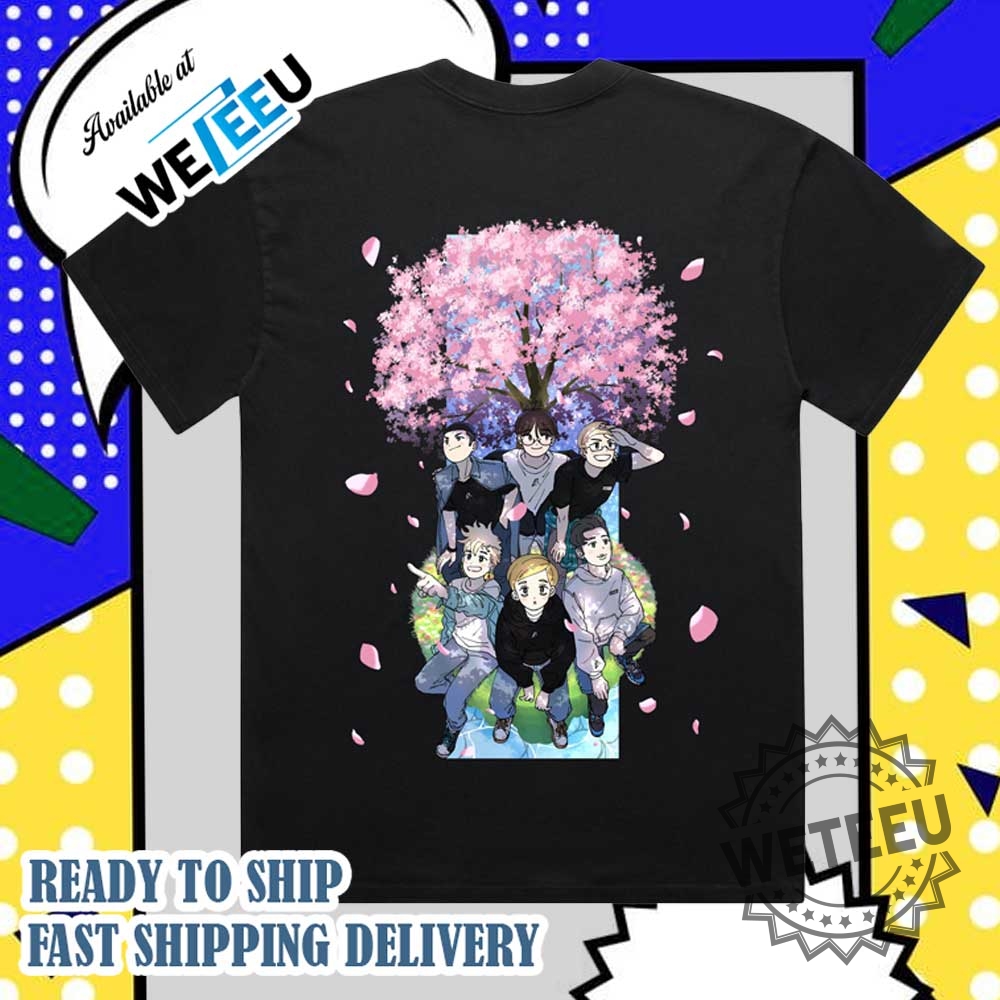Anime Echoes Of Summer Blossom Shirt 4 Anime Echoes of Summer Blossom Shirt