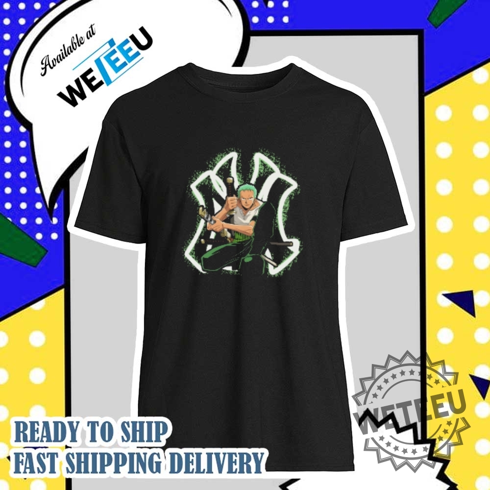 Mlb Anime One Piece Zoro Shirt