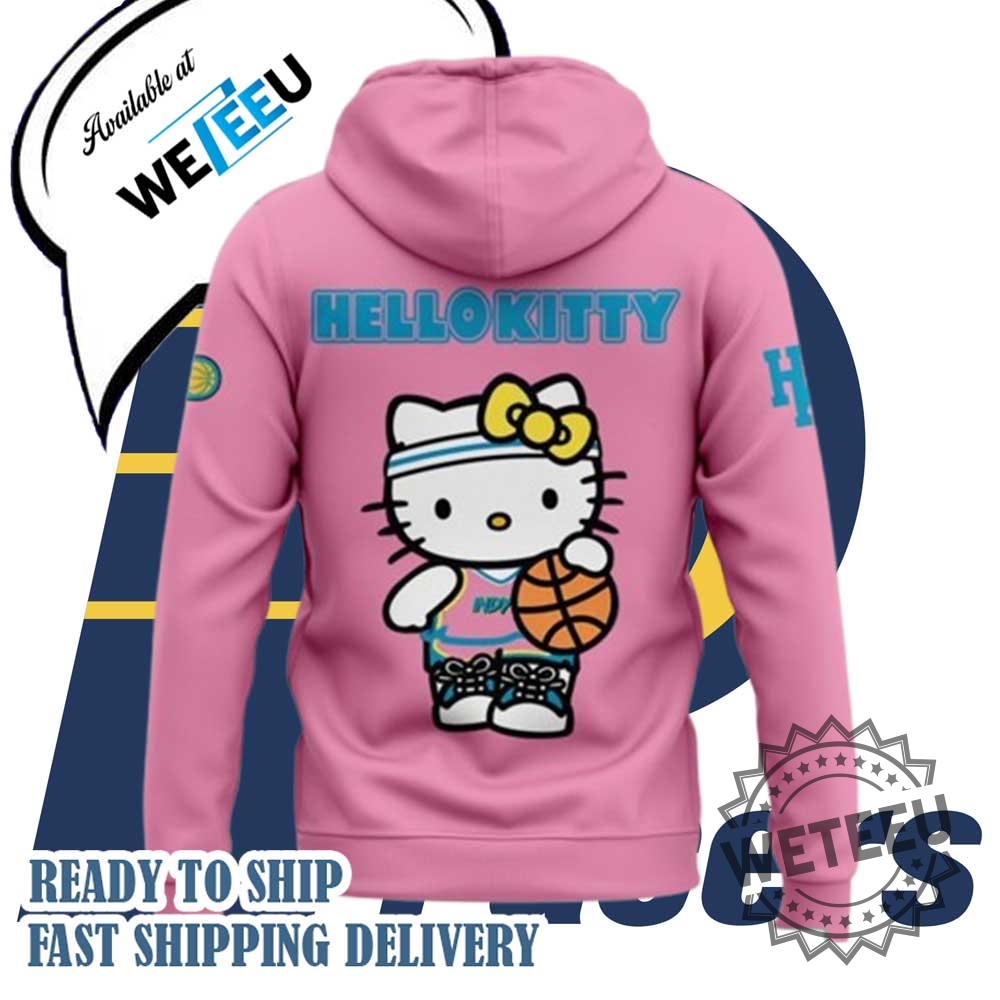 New Indiana Pacers 2024 Hello Kitty Pink Hoodie 5 New Indiana Pacers 2024 Hello Kitty Pink Hoodie