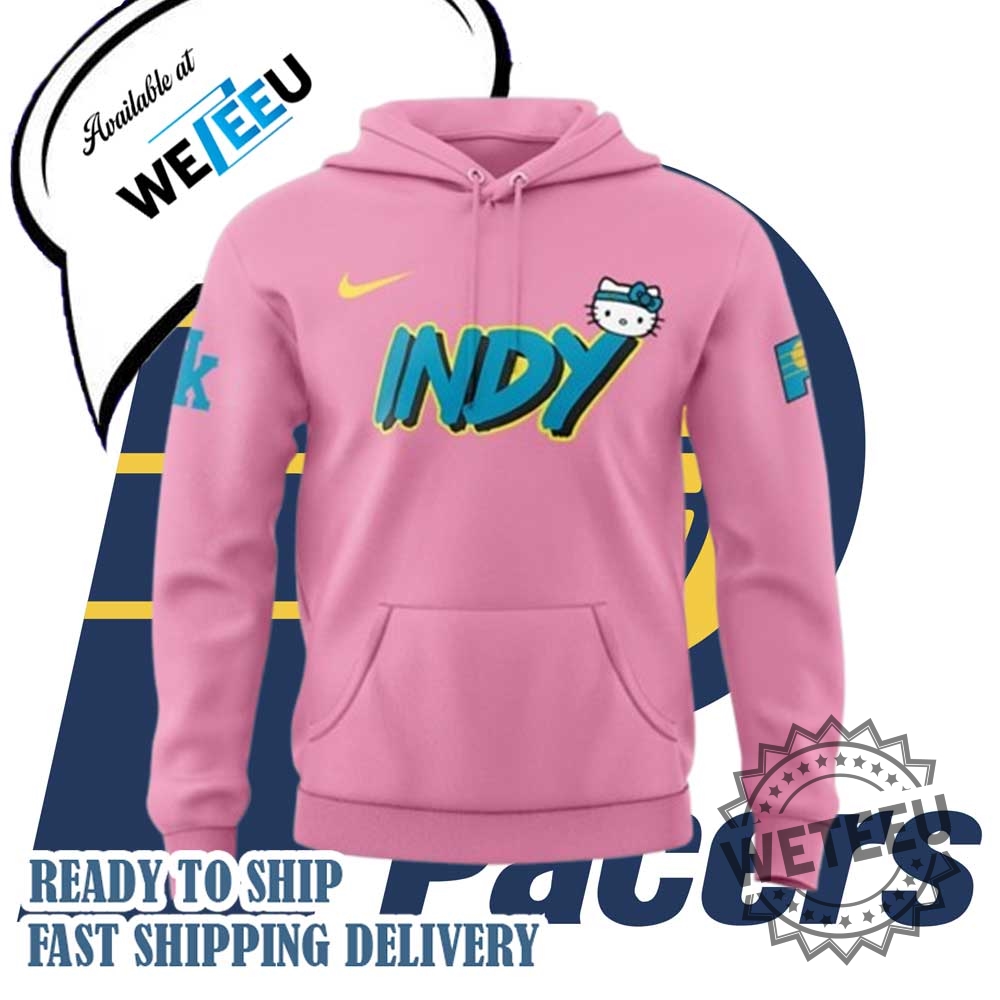 New Indiana Pacers 2024 Hello Kitty Pink Hoodie 6 New Indiana Pacers 2024 Hello Kitty Pink Hoodie