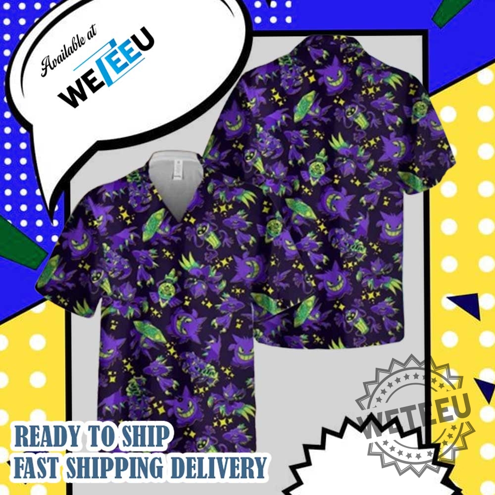 Anime Shadow Mystic Cute Hawaiian Shirt