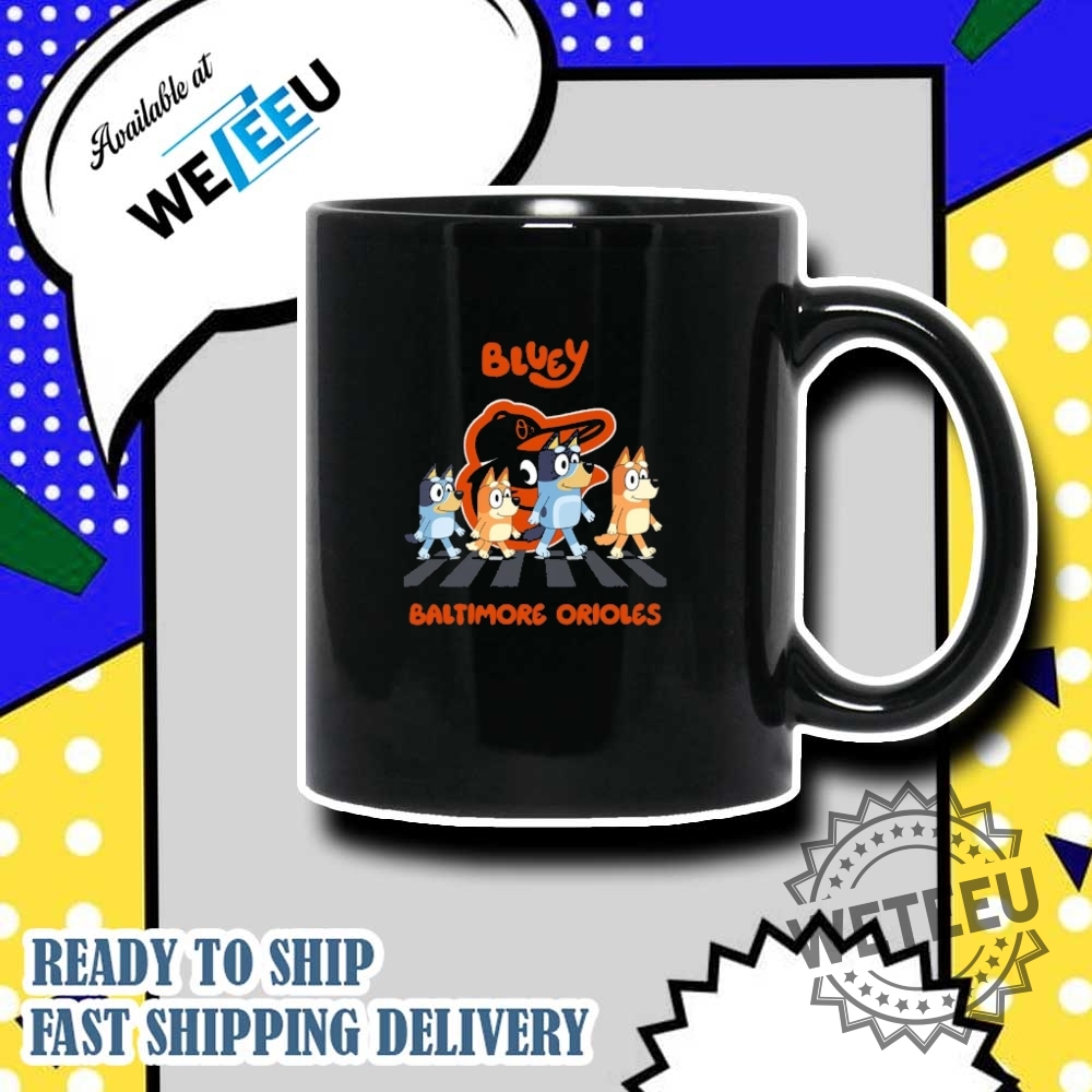 Baltimore Orioles Bluey Family Abbey Road Shirt 7 Baltimore Orioles Bluey Family abbey road shirt