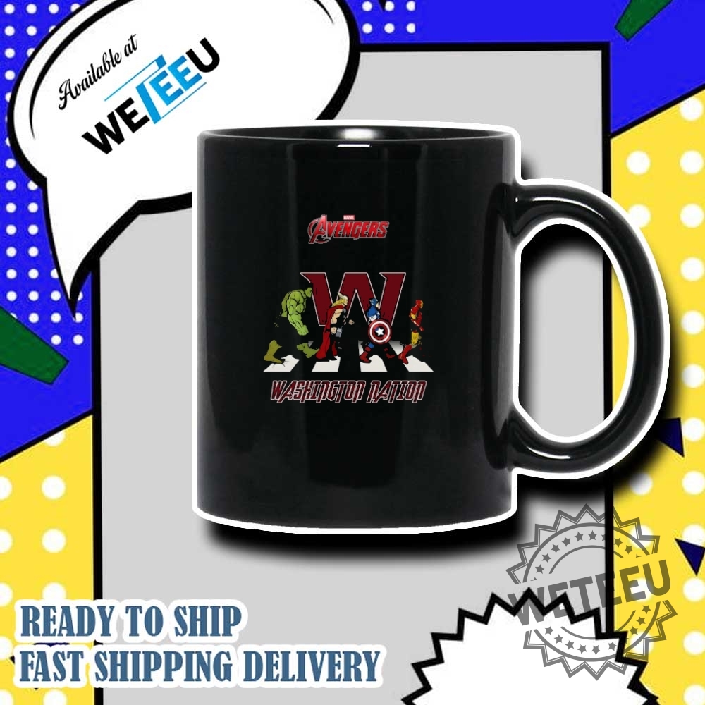 Washington Nation Marvel Avengers Abbey Road Shirt 8 Washington Nation Marvel Avengers abbey road shirt