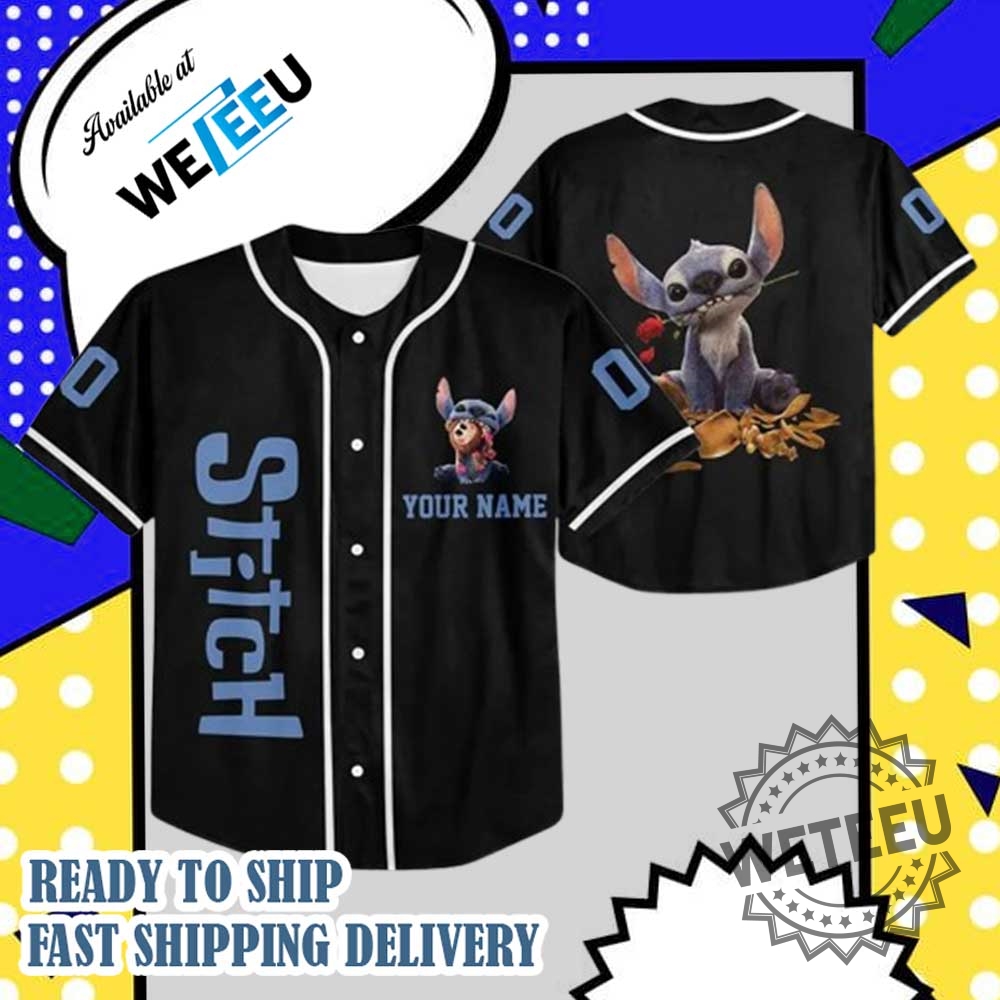 Stitch Baseball Jersey Cute Disney Fan Gift Shirt