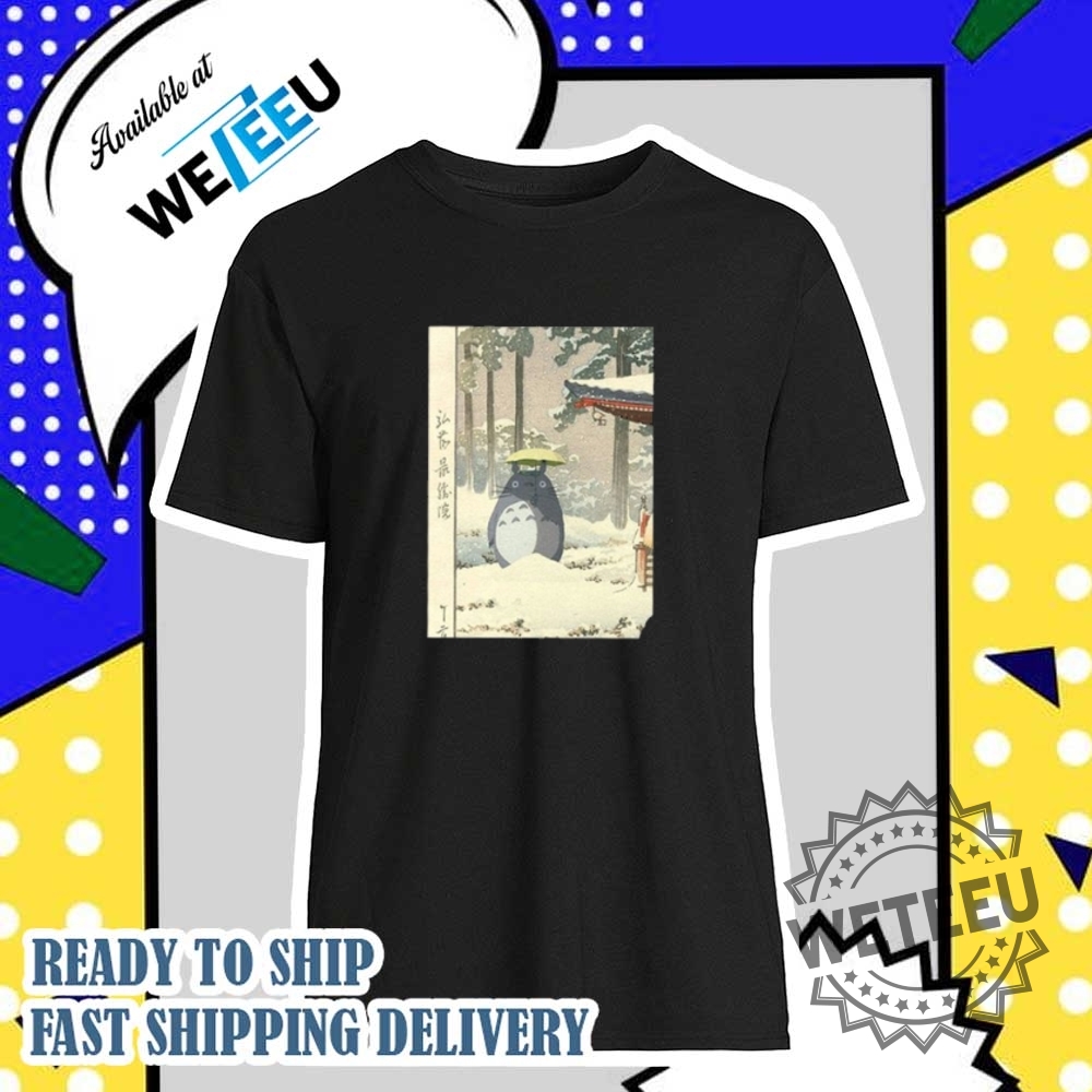 "Disney Stitch and Totoro Themed Jerseys and Shirts for Fans" 6 Studio Ghibli My Neighbor Totoro Tshirt