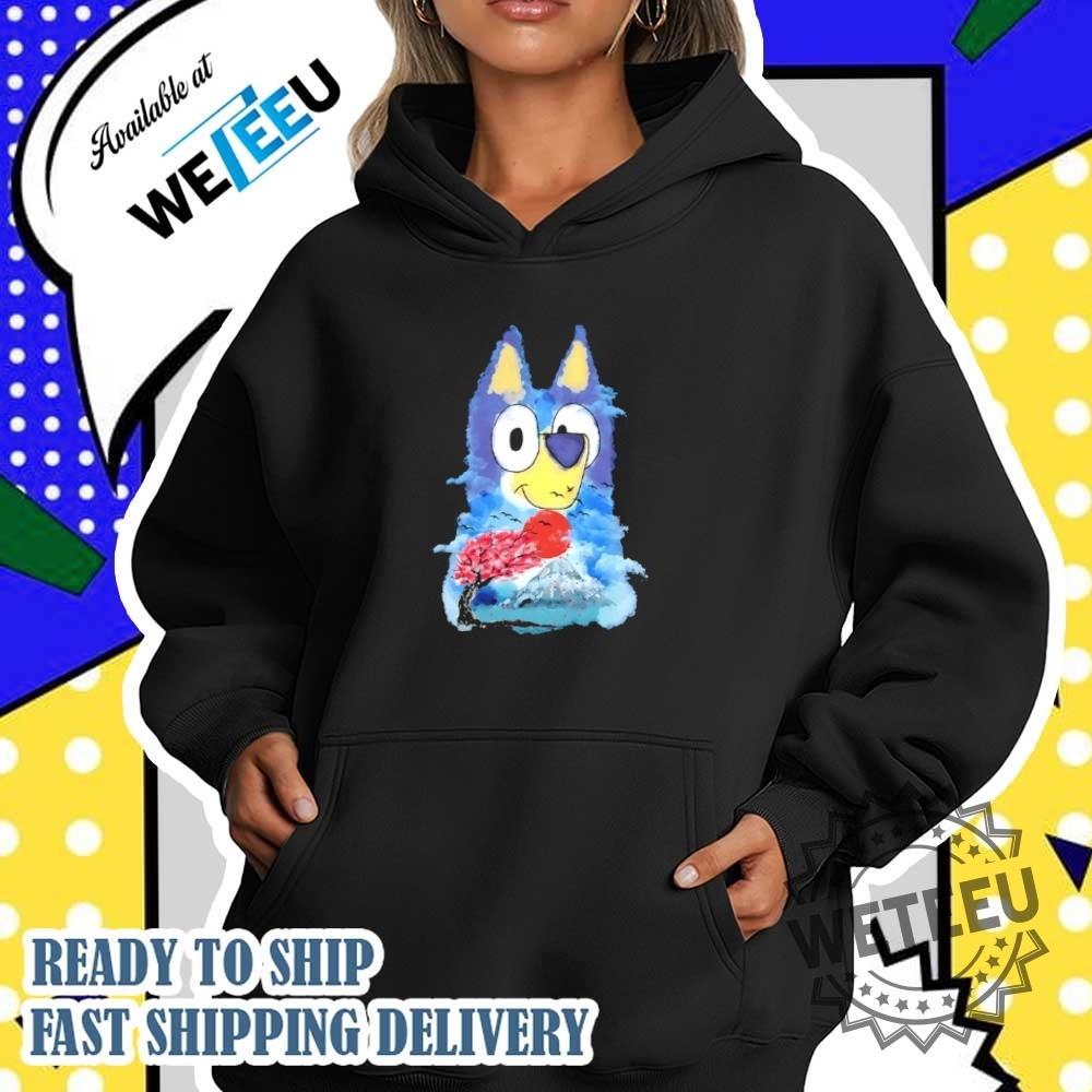 Bluey Japan Spring Cartoon Shirt 6 Bluey Japan spring cartoon shirt