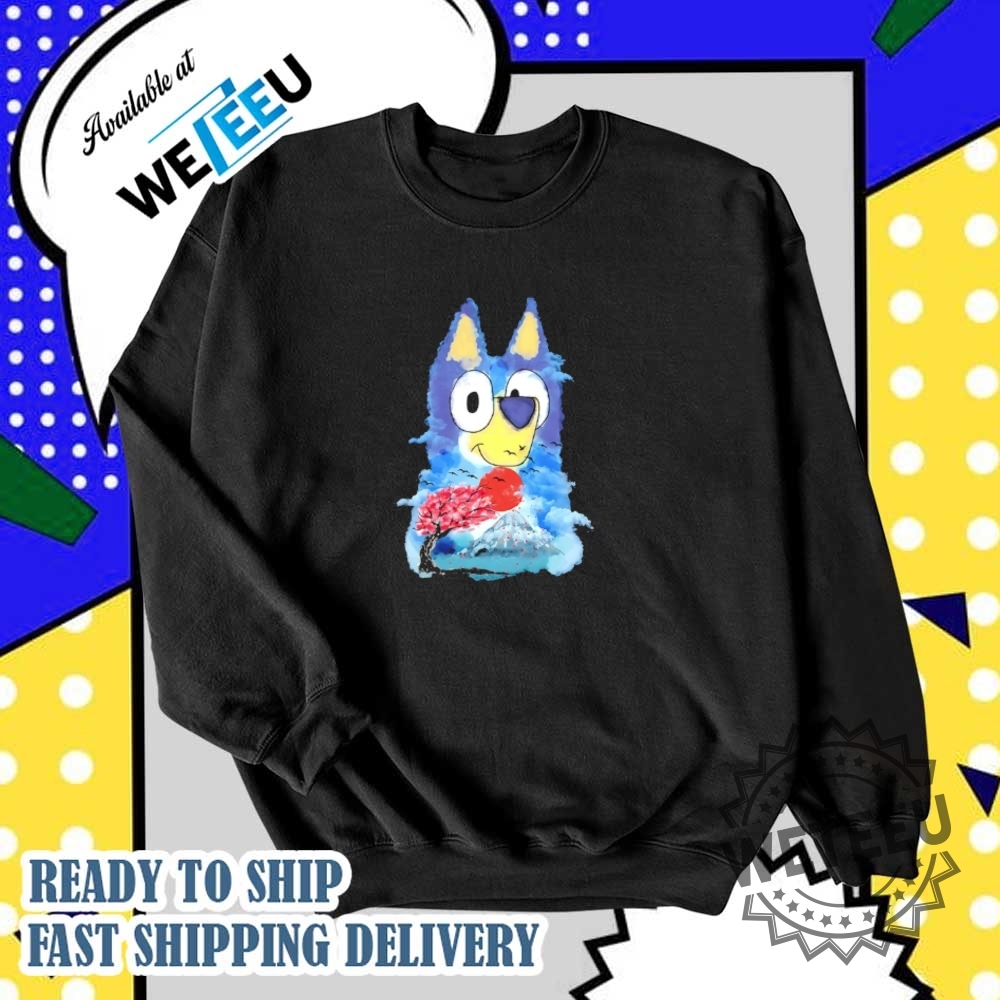 Bluey Japan Spring Cartoon Shirt 7 Bluey Japan spring cartoon shirt