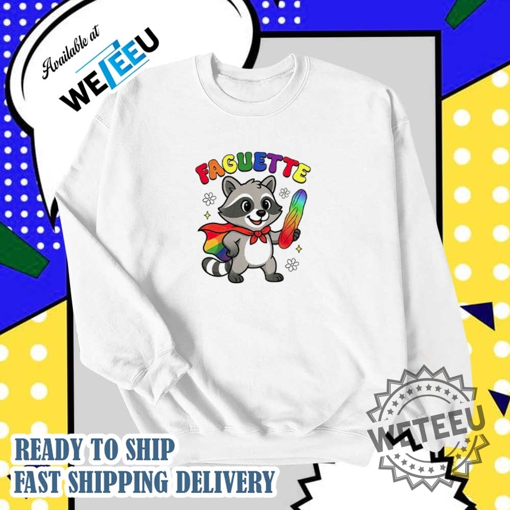 Raccoon Holding Bread Lgbt Faguatte Pride Month Shirt 6 Raccoon holding bread LGBT Faguatte Pride Month shirt