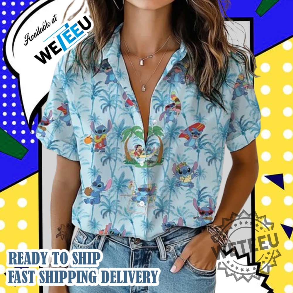 Disney Stitch Aloha Hawaiian Shirt 8 Disney Stitch Aloha Hawaiian Shirt
